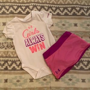 Under Armour baby girls outfit! EUC